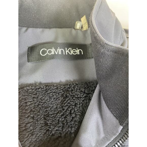 Calvin Klein Men's Sherpa Lined Classic Soft Shell Jacket Size Medium - Picture 3 of 10
